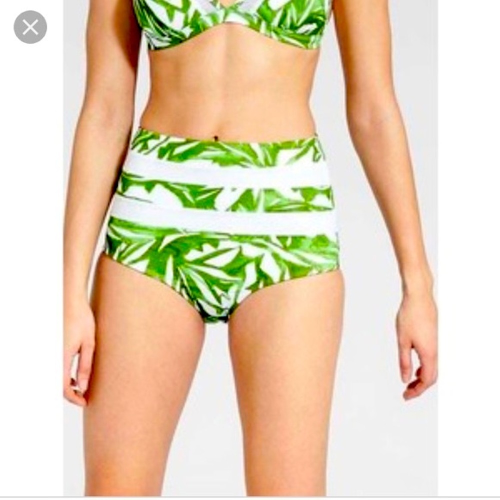 Athleta Palm high rise swim bottom